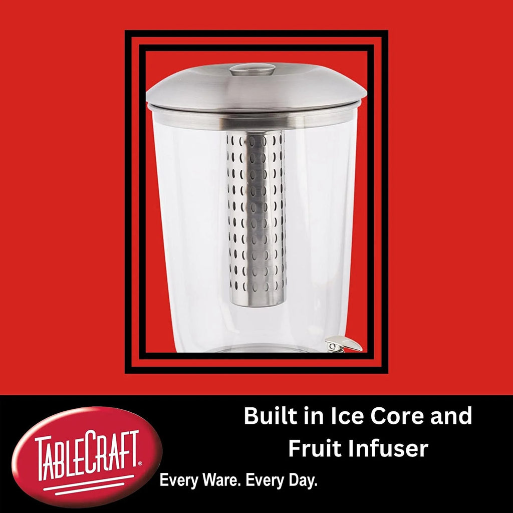 Gallon Drink Dispenser With Fruit Infuser & Stand K7575