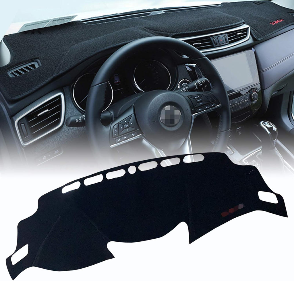 Black Center Console Cover Dash Mat Protector for Nissan Rogue X-Trail Rogue Sport SUV K805265