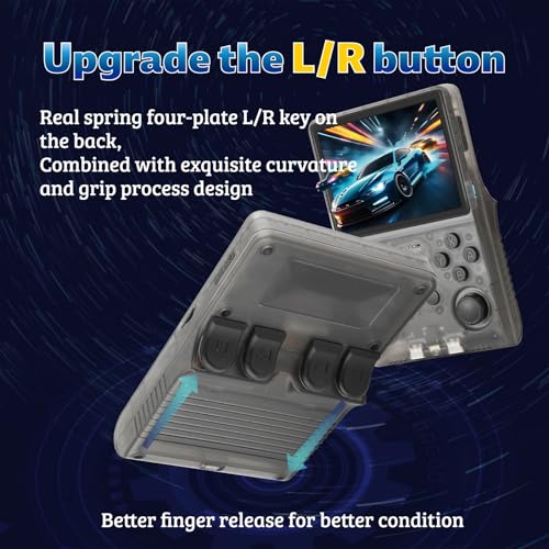 Handheld Game Console 30000 in 1 Games 3.5-Inch IPS Screen 256GB W646
