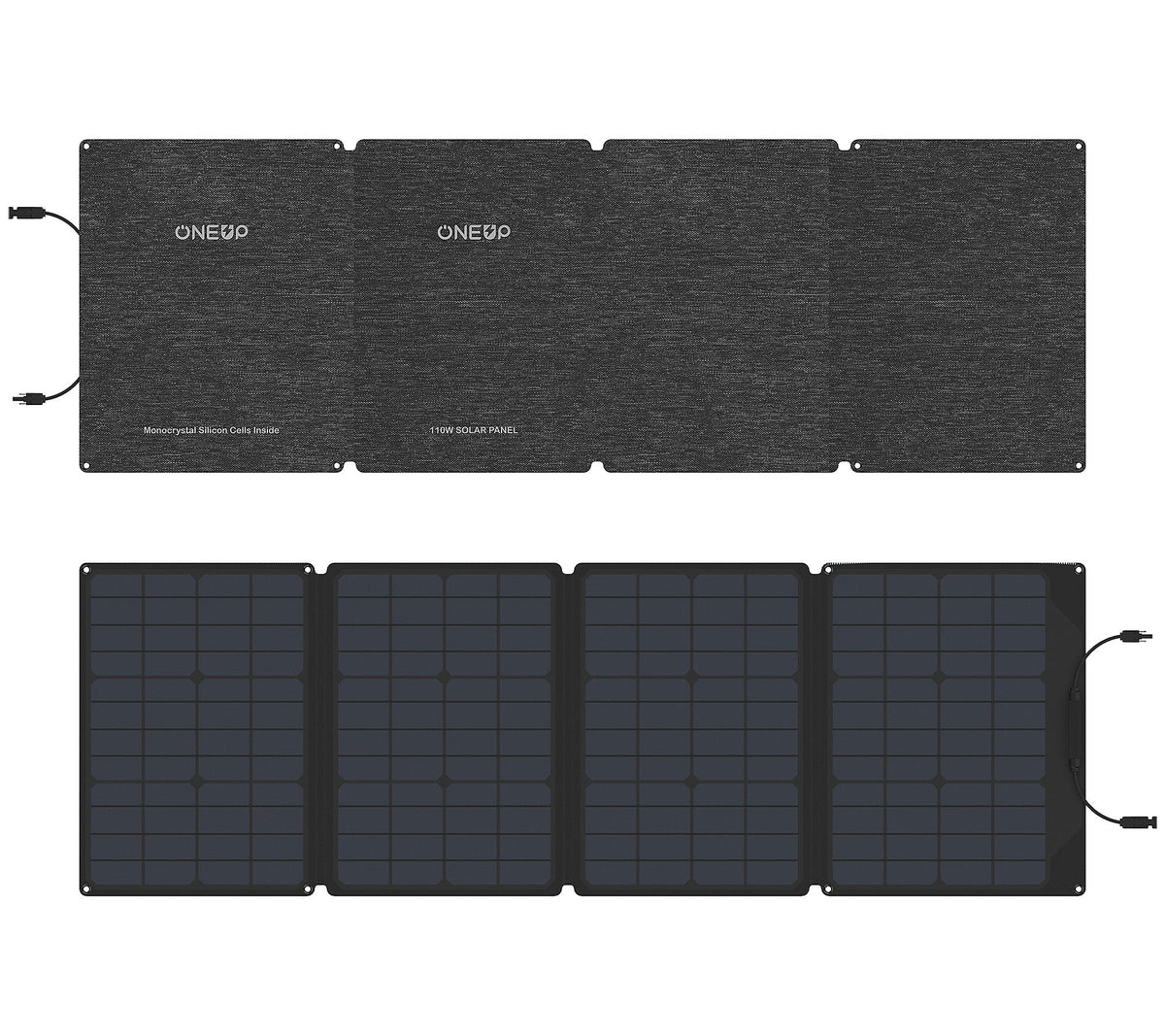 110W Portable Foldable Solar Panel with Adjustable Kickstand C384849