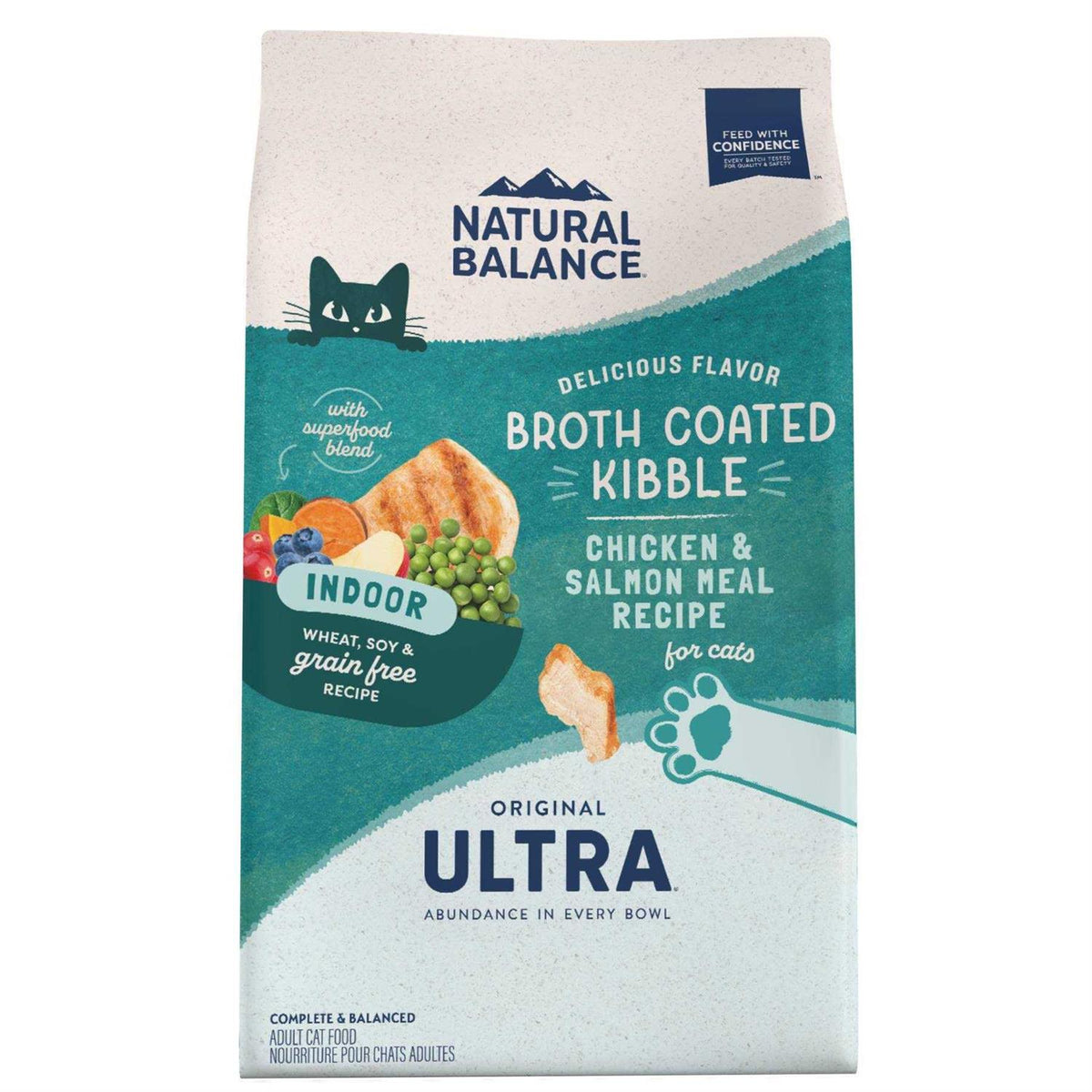 Chicken & Salmon Meal Dry Cat Food L15259