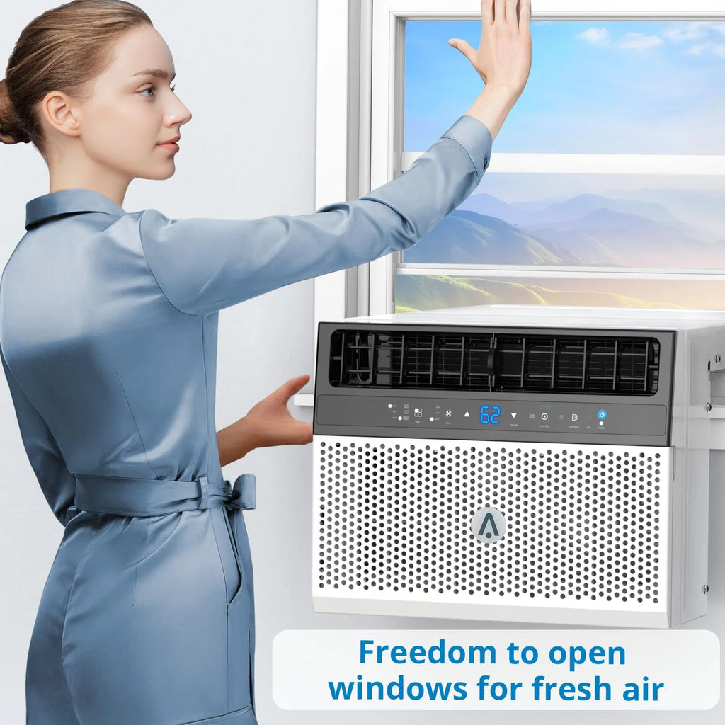 8000 BTU Window Air Conditioner with Remote Control Q719406