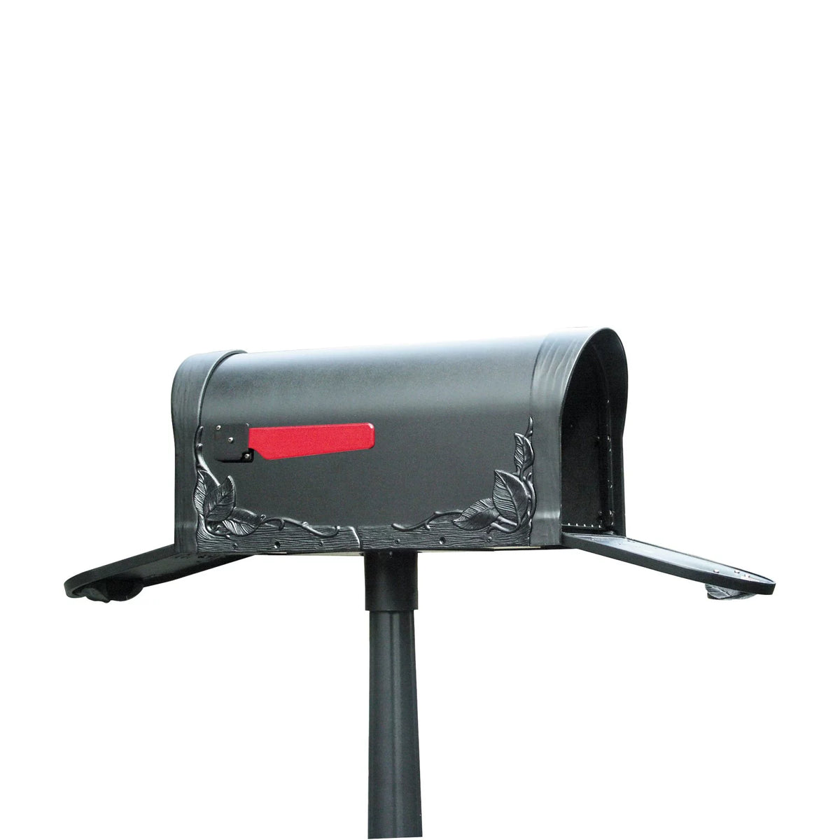 Floral Curbside Mailbox with Two Doors Z33028