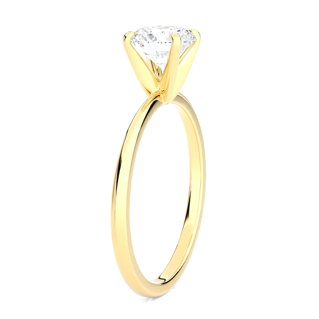 14k Yellow Gold Solitaire Engagement Ring V69749