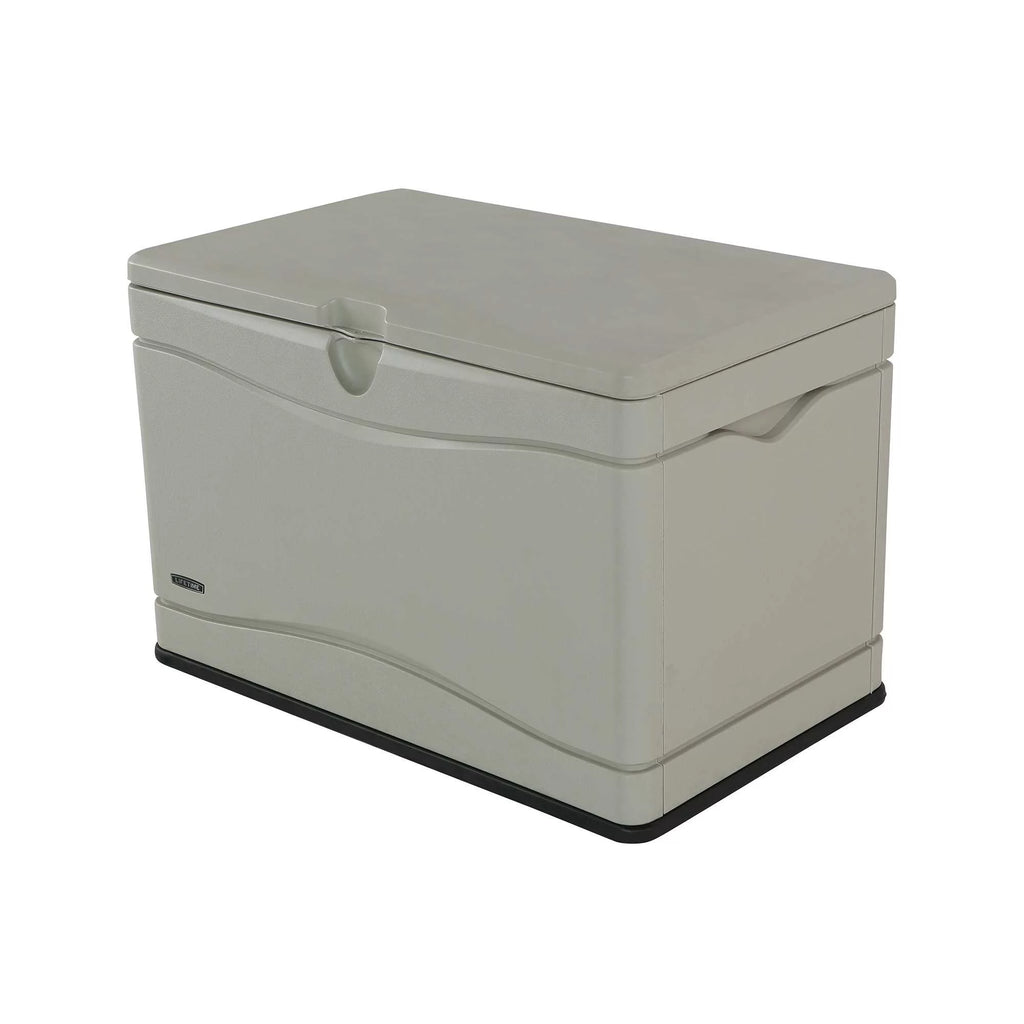 80 Gallon Beige Plastic Deck Box X34473