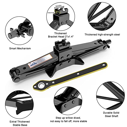 2.5 Ton Universal Scissor Jack with Lug Wrench V672780