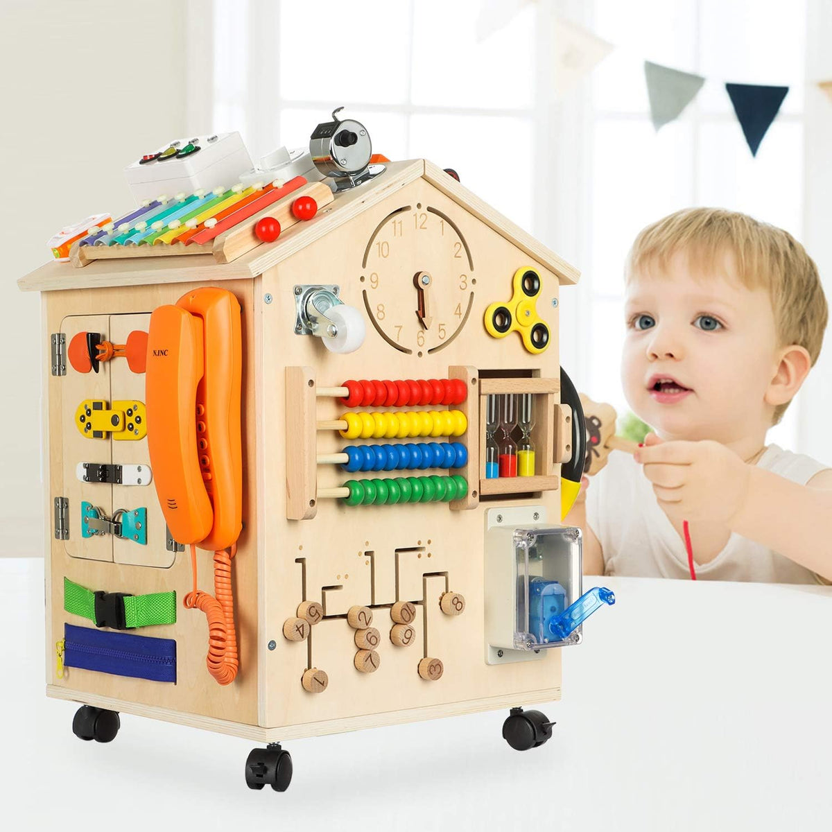 38-IN-1 Busy Board House Toys for Toddlers S2818