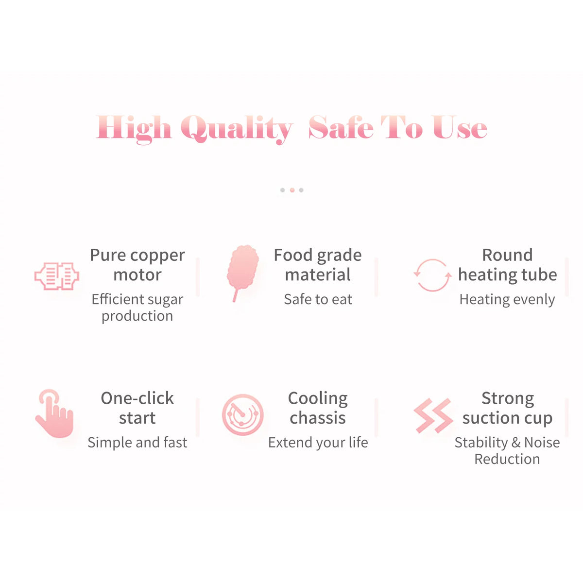 Pink 400W Household Machine W789