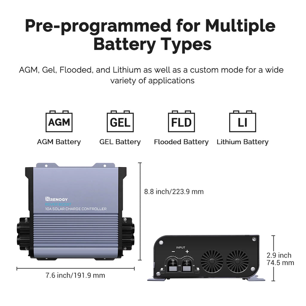 10A MPPT Solar Charge Controller X2032