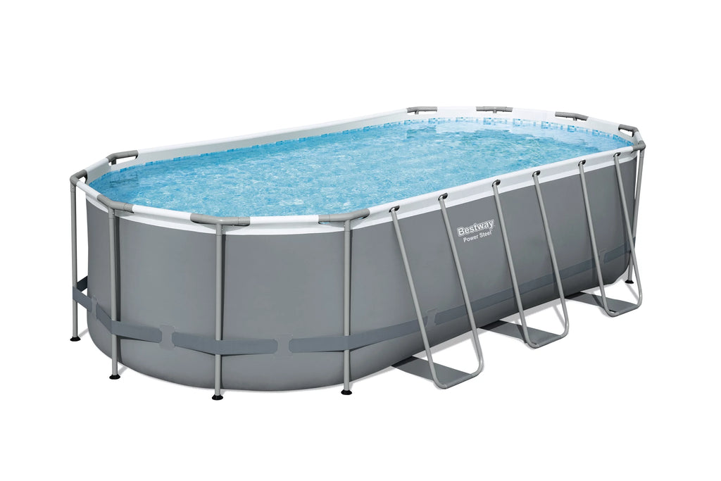 18' x 9' x 48'' Oval Above Ground Pool Set W579275