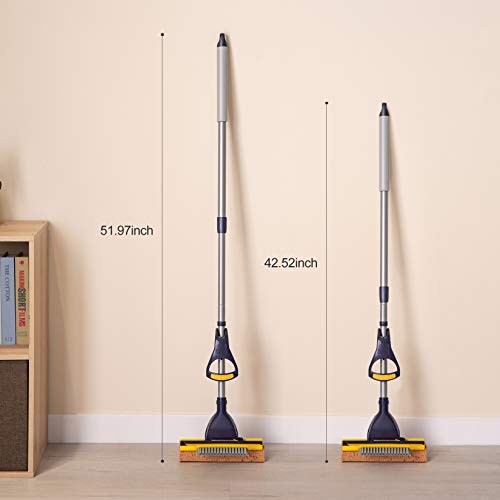 Sponge Mop with 2 Sponge Heads D856068
