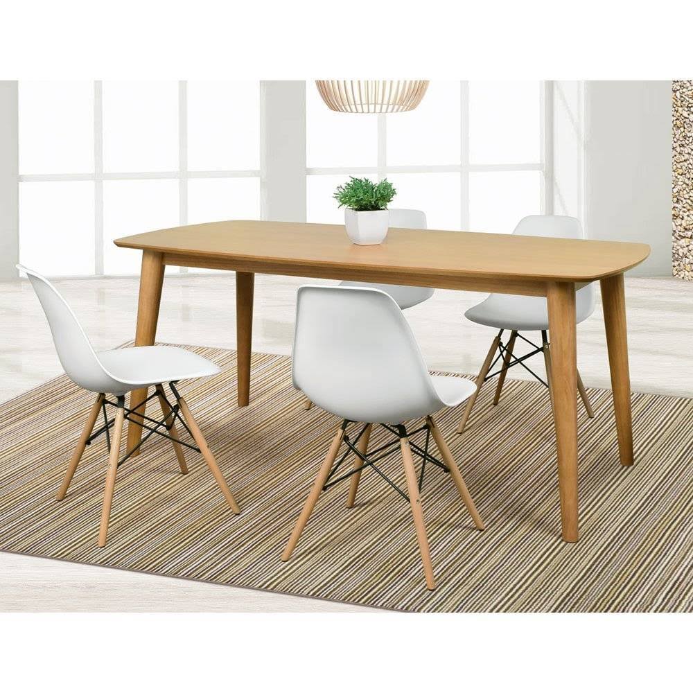 White Side Chair, Set of 4 P431