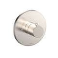 Brushed Nickel Round Volume Control Valve Shower Trim A84576