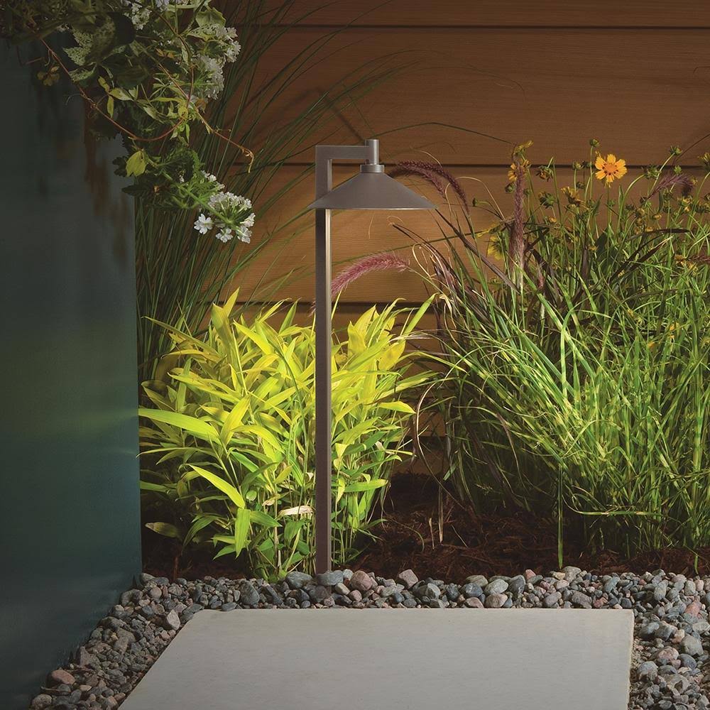 Textured Architectural Bronze LED Path Light M2266