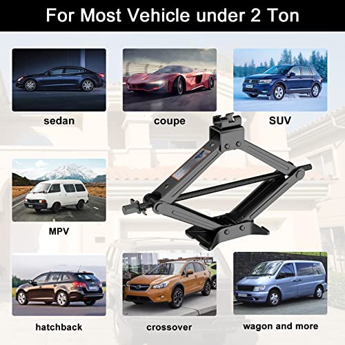 2.5 Ton Universal Scissor Jack with Lug Wrench V672780