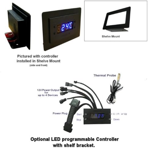 Programmable Thermal Controlled Cooling Kits (Metal, Single 120mm) O229