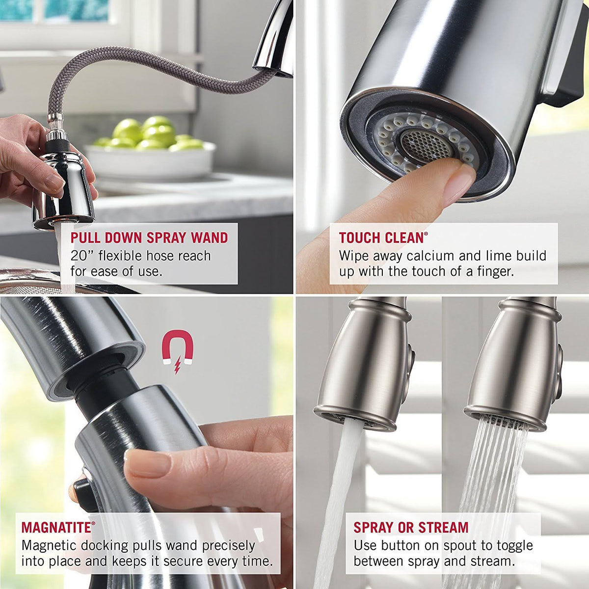 Chrome Single Handle Pull-Down Bar / Prep Faucet Q39413