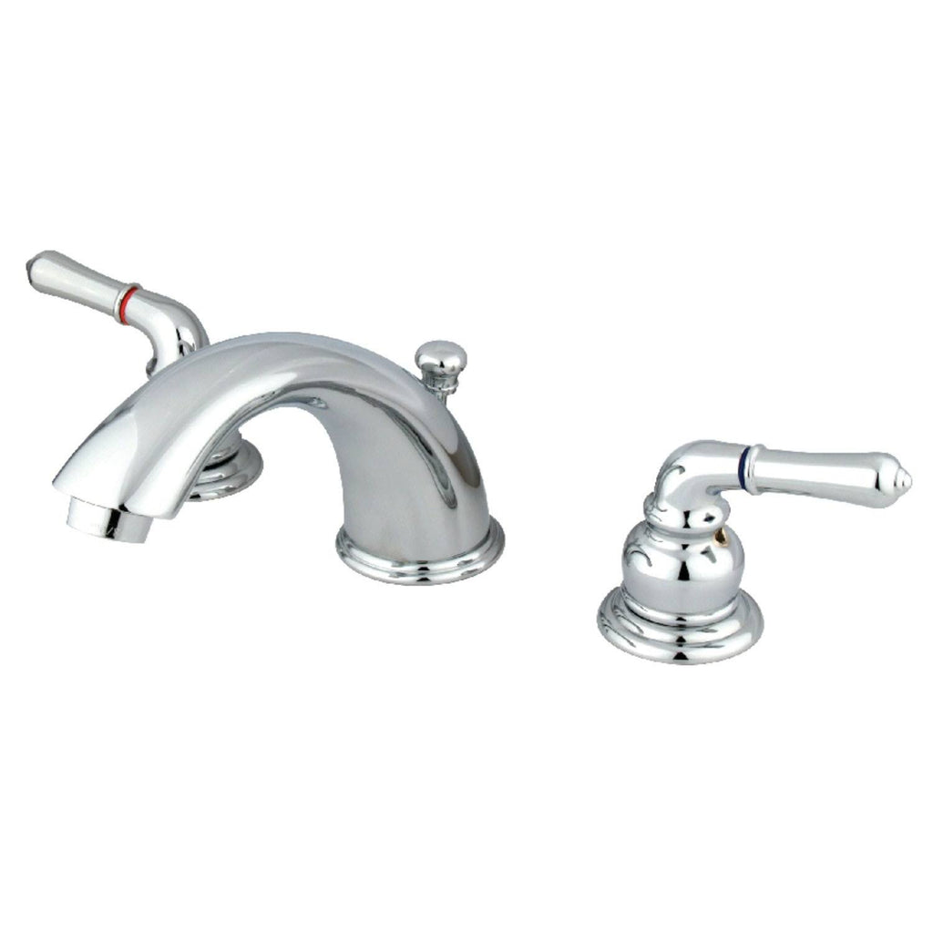 Polished Chrome Polished Brass Widespread Bathroom Faucet S585207