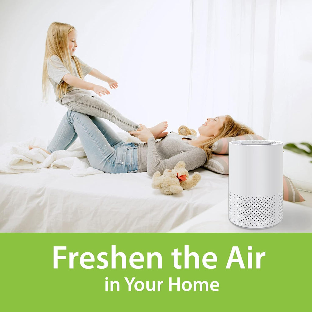 5 in 1 Air Purifier with H13 True HEPA, UV Light, Ionizer, Carbon Filter, Prefilter, Pack of 2 K51473