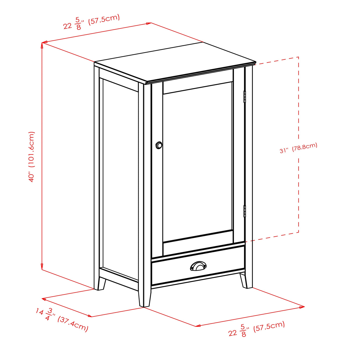 25-Bottle Modular Wine Cabinet A55039