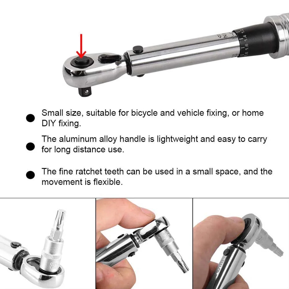 14" 1-25Nm Adjustable Bike Torque Wrench Set N54606