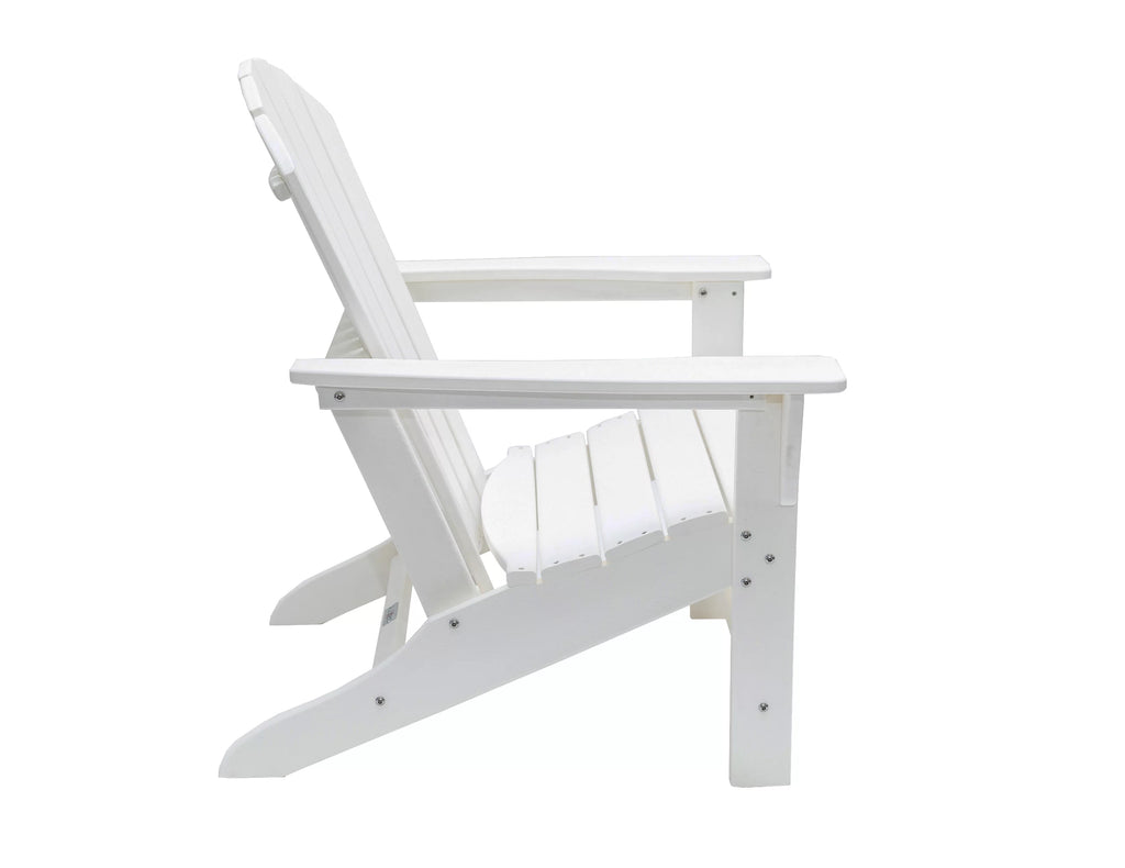 White Poly Outdoor Adirondack Chair R945