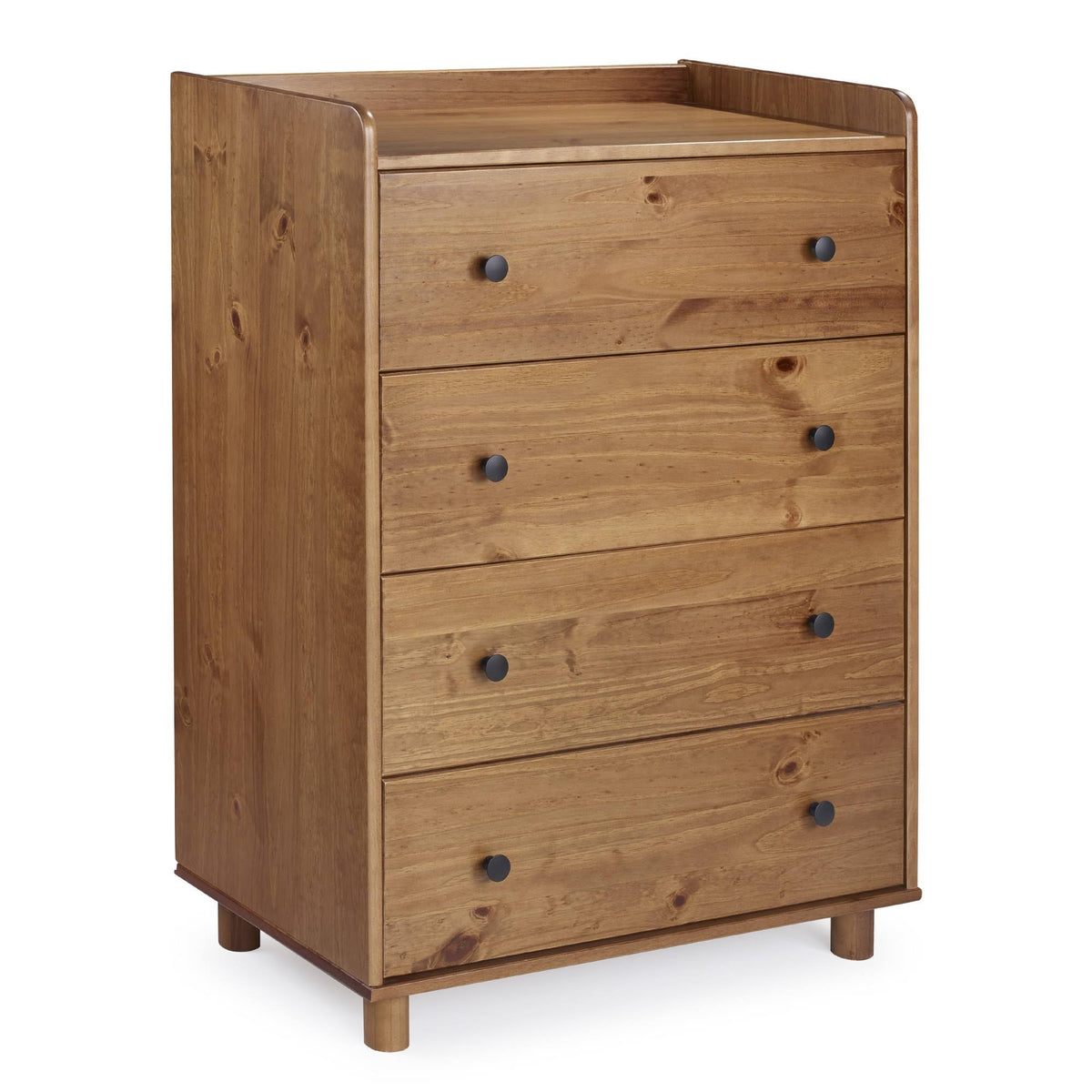 4 Drawer Solid Wood Chest - Caramel B2030