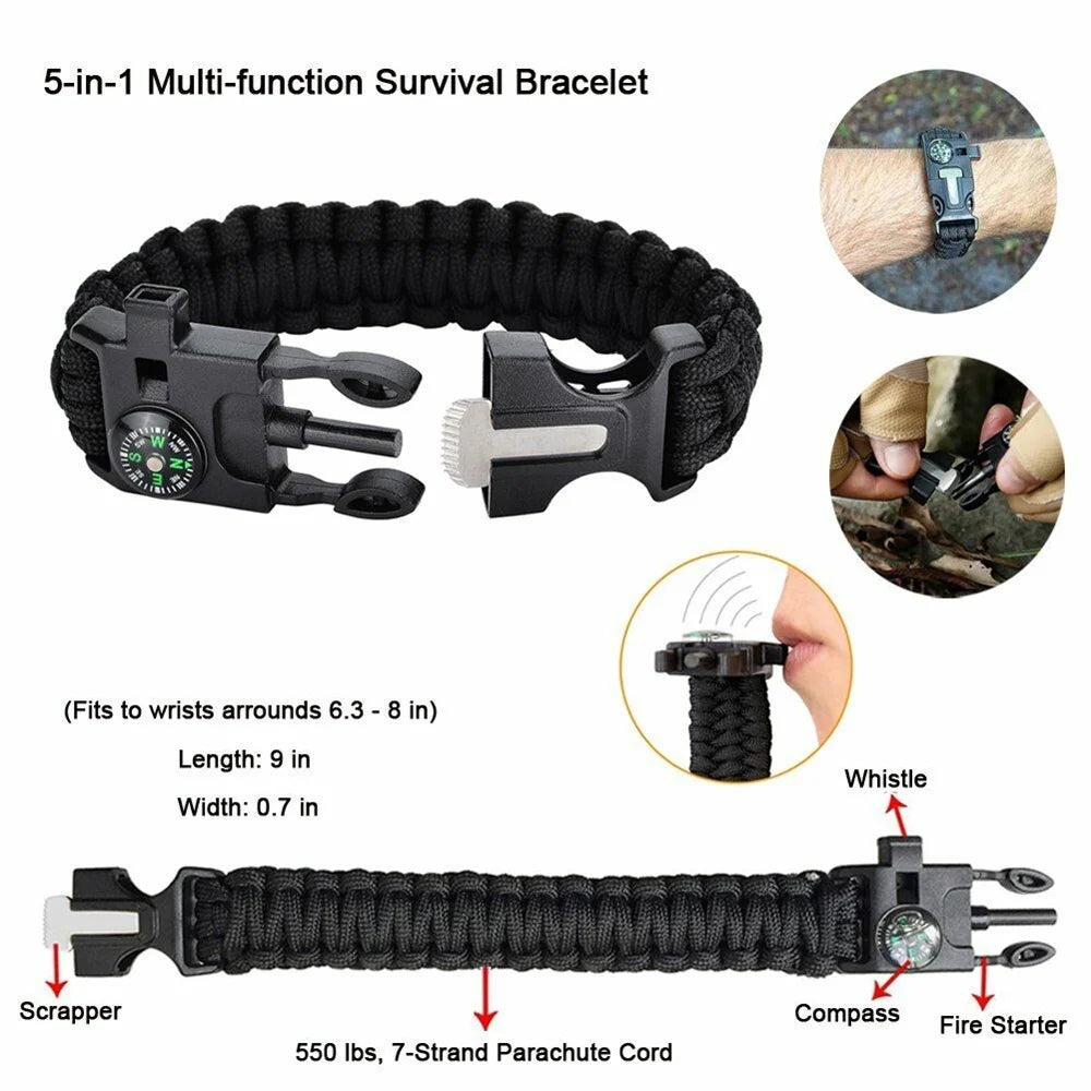 12-in-1 Survival Kit Outdoor Camping Gear F329518