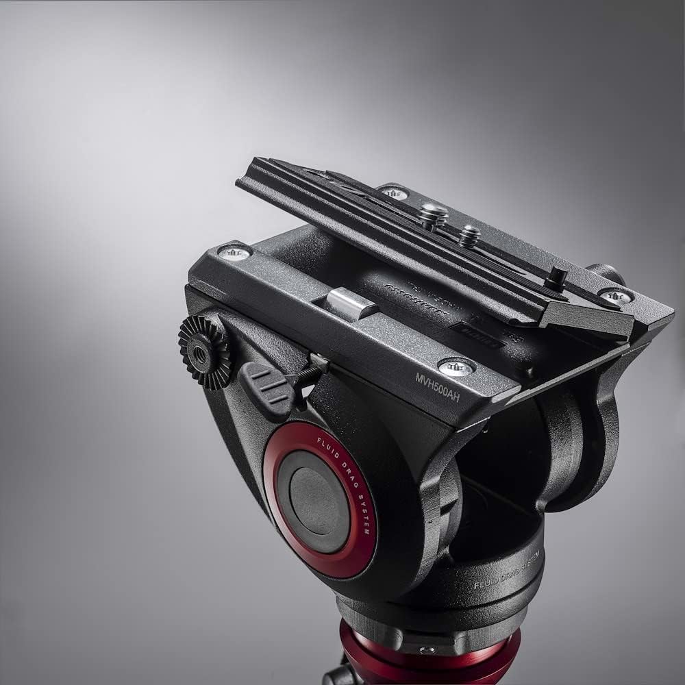 Fluid Video Head with Flat Base and Sliding Plate J66363