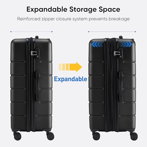 20 Inch Hardside Expandable Carry-On Luggage with Spinner Wheels T16371