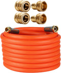 5/8 in x 50 ft Ultra Flexible Water Hose with 2 Set Quick Connect, Heavy Duty, 600 PSI B86193