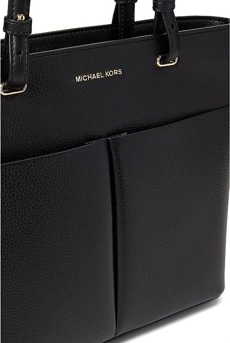 Black Leather Tote X4327