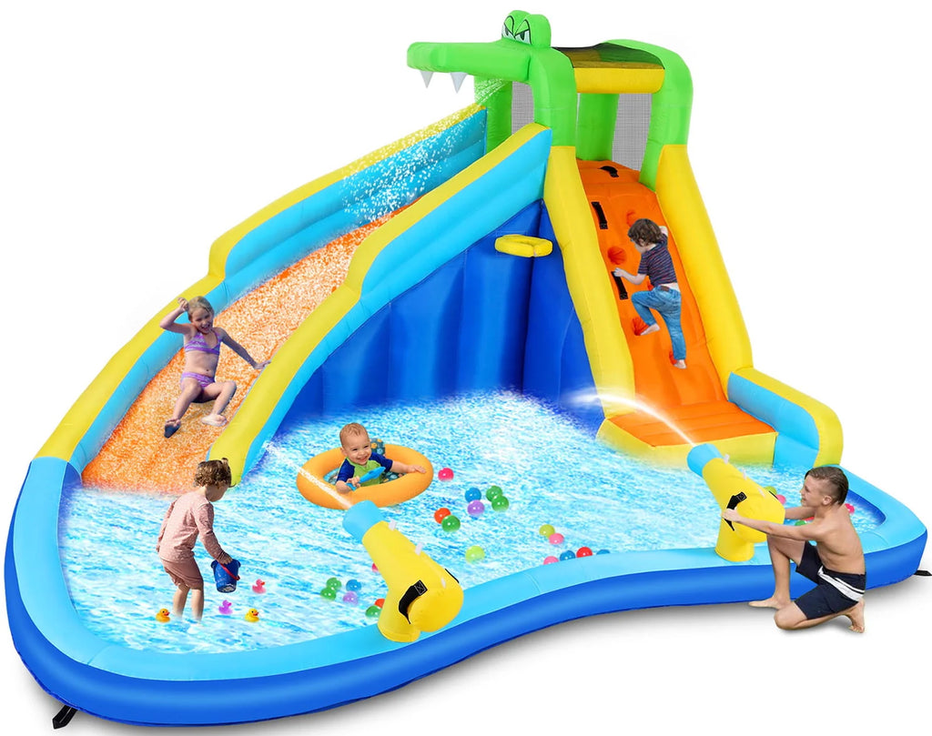 Inflatable Bounce House with Water Slide and Air Blower C286