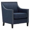 Navy Blue Accent Chair W89216