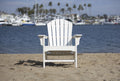 White Poly Outdoor Adirondack Chair R945