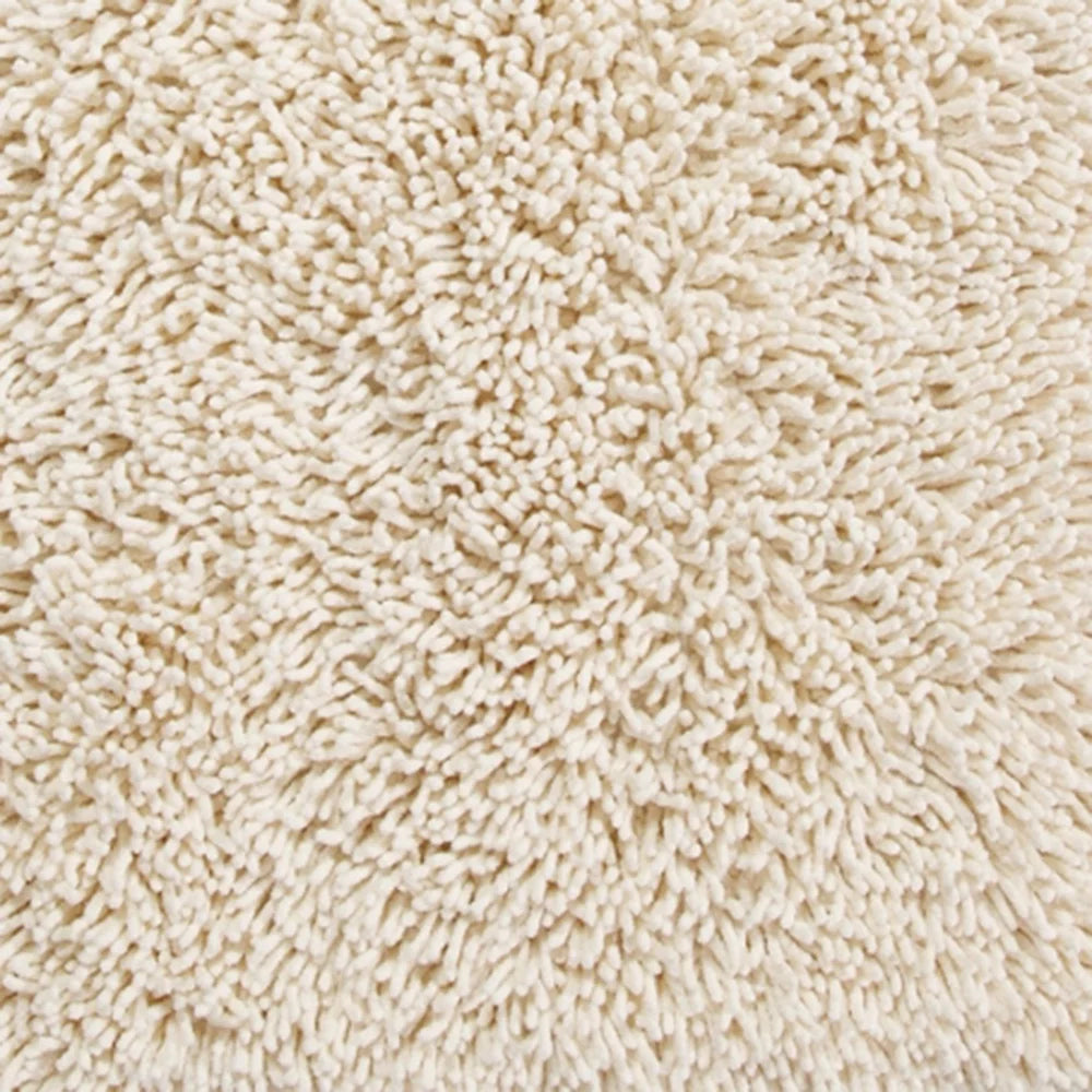Ivory 2 Piece Chenille Bath Rug Set L44936