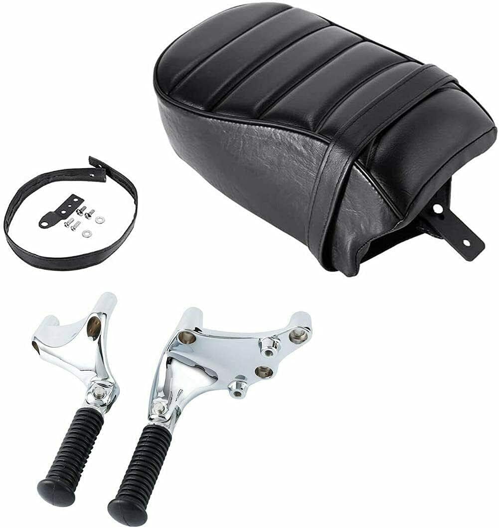 Rear Passenger Pillion Seat FootPegs Mount Kit for Harley Sportster Iron 883 XL883N 2016-2022 Iron 1200 XL1200NS 2018-2022 E64013
