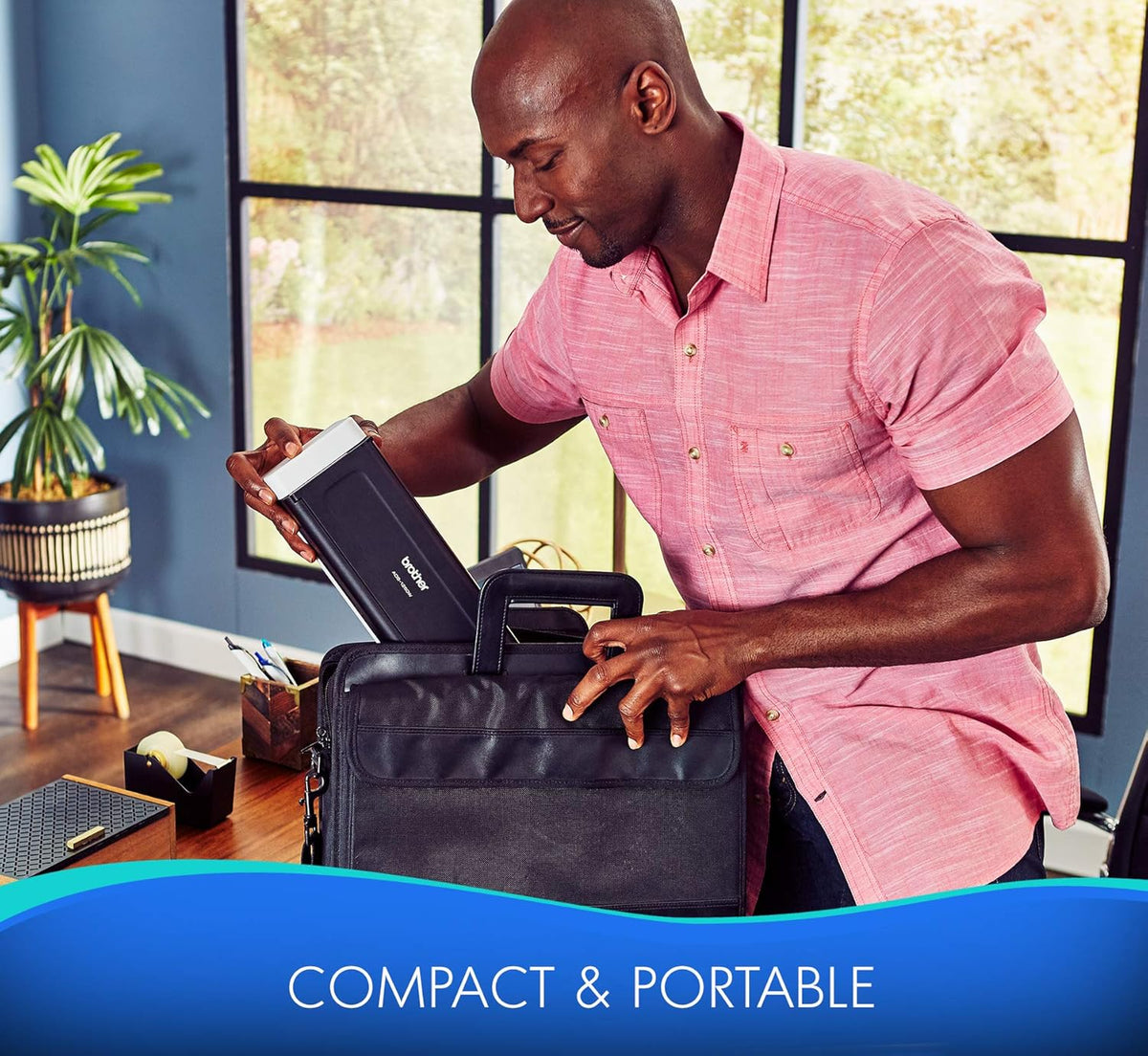 Wireless Portable Compact Desktop Scanner J90774
