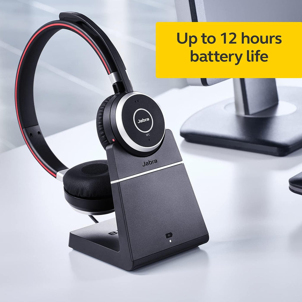 Jabra Evolve2 65 Wireless Bluetooth Headset, Stereo, Black M4910