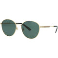 Gold Black Full Rim Sunglasses I2314