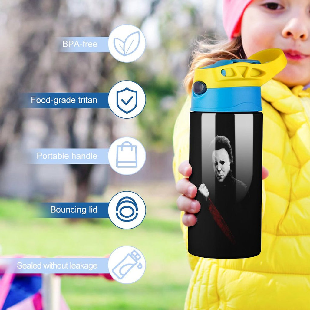 Insulated Stainless Steel Water Bottle with Straw V635580