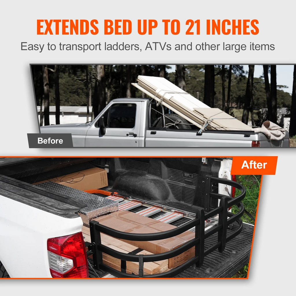 Aluminum Retractable Tailgate Extender, 55.5"-68" U3778