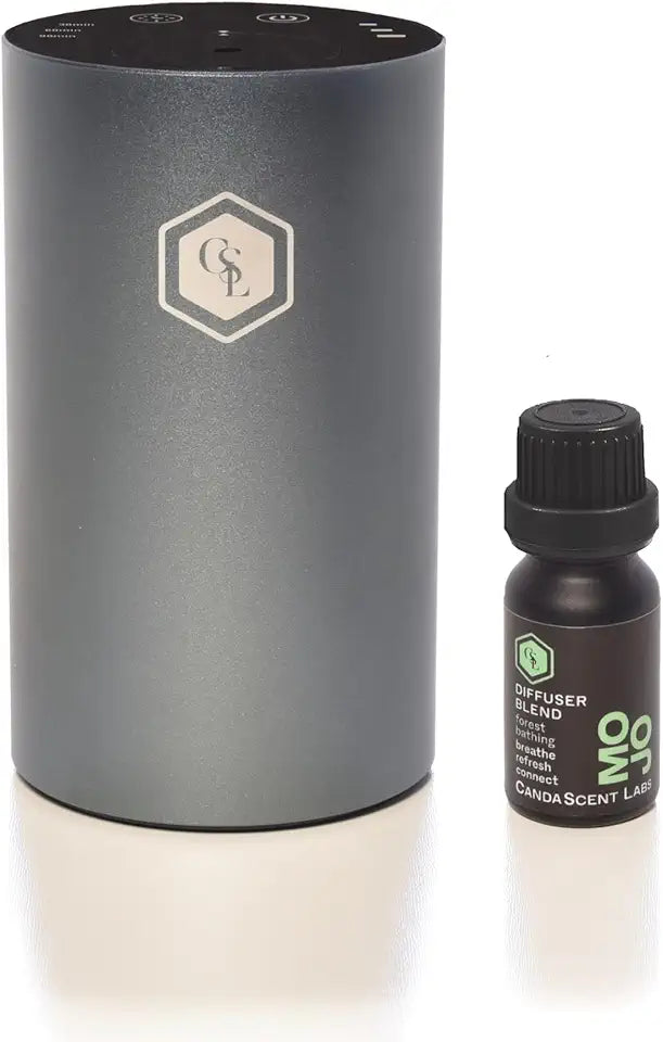 Waterless Diffuser + Organic Essential Oils Portable USB Rechargeable D5493